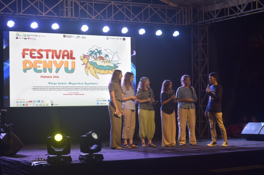 Dokumentasi Festival Penyu 2024 tamu dari Mancanegara